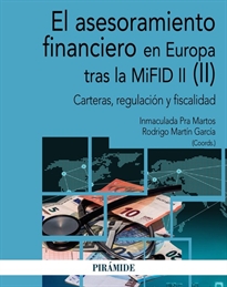 Books Frontpage El asesoramiento financiero en Europa tras la MiFID II (II)