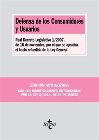 Books Frontpage Defensa de los Consumidores y Usuarios