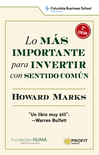 Books Frontpage Lo más importante para invertir con sentido común NE