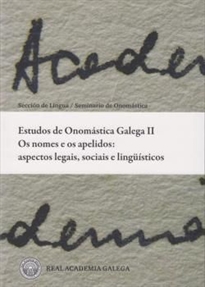 Books Frontpage Estudos de Onomástica Galega II