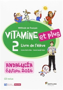 Books Frontpage Vitamine Et Plus 2 Eleve+CD Andalucia