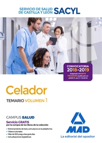Books Frontpage Celador del Servicio de Salud de Castilla y León (SACYL). Temario volumen 1