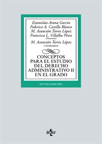 Books Frontpage Conceptos para el estudio del Derecho administrativo II en el grado