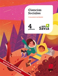 Books Frontpage Ciencias sociales. 4 Primaria. Mas Savia. Madrid