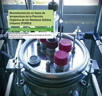Books Frontpage Biometanización en fases de temperatura de la Fracción Orgánica de los Residuos Sólidos Urbanos (FORSU)