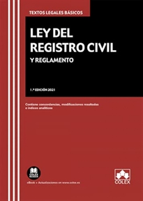 Books Frontpage Ley del Registro Civil y Reglamento