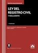Front pageLey del Registro Civil y Reglamento