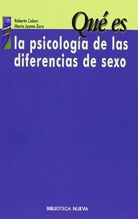 Books Frontpage Qué es la psicología de las diferencias de sexo