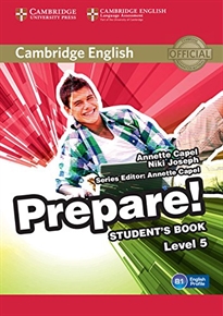 Books Frontpage Cambridge English Prepare! Level 5 Student's Book