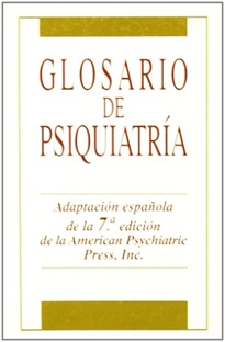 Books Frontpage Glosario de psiquiatría