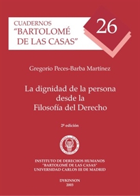 Books Frontpage La dignidad de la persona desde la filosofía del derecho