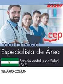 Books Frontpage Facultativo/a Especialista de Área. Servicio Andaluz de Salud (SAS). Temario común