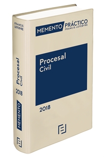 Books Frontpage Memento Procesal Civil 2018