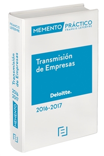 Books Frontpage Memento Practico Transmisión de Empresas 2016-2017