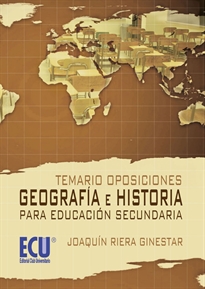 Books Frontpage Temario Oposiciones: Geografía e Historia para educación secundaria