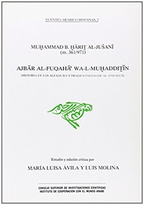 Books Frontpage Ajbar al-fuqaha' wa-l-muhadditin (Historia de los Alfaquíes y tradicionistas de Al-Andalus)