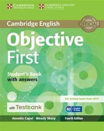 Books Frontpage Objective First Student's Book with Answers with CD-ROM with Testbank 4th Edition