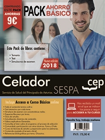 Books Frontpage PACK AHORRO BASICO. Celador del Servicio de Salud del Principado de Asturias. SESPA. (Incluye Temario y Test general, Temario y Test específico y Simulacros)