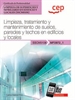 Front pageManual. Limpieza, tratamiento y mantenimiento de suelos, paredes y techos en edificios y locales (MF0972_1). Certificados de profesionalidad. Limpieza de superficies y mobiliario en edificio y locales (SSCM0108)