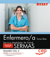 Books Frontpage Enfermero/a. Turno libre. Servicio Madrileño de Salud (SERMAS). Temario Vol.II