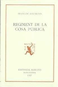 Books Frontpage Regiment de la cosa pública