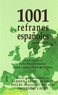 Books Frontpage 1001 refranes españoles, con su correspondencia en ocho lenguas