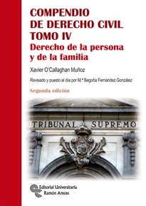 Books Frontpage Compendio de Derecho Civil. Derecho de la persona y de la familia