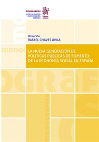 Books Frontpage La nueva generación de políticas públicas de fomento de la economía social en España