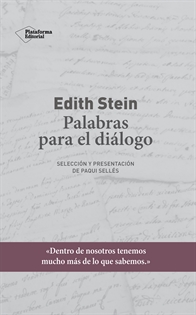 Books Frontpage Edith Stein. Palabras para el diálogo