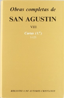 Books Frontpage Obras completas de San Agustín. VIII: Cartas (1.º): 1-123