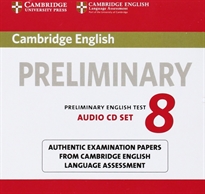 Books Frontpage Cambridge English Preliminary 8 Audio CDs (2)