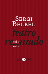 Books Frontpage Teatro reunido de Sergi Belbel