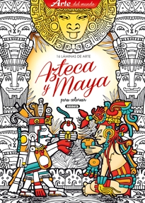 Books Frontpage Láminas de arte azteca y maya para colorear
