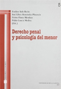 Books Frontpage Derecho penal y psicología del menor