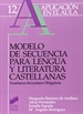 Front pageModelo de secuencia para lengua y literatura castellanas, ESO