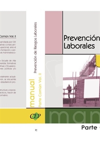 Books Frontpage Manual Prevención de Riesgos Laborales. Parte Común Vol. II.