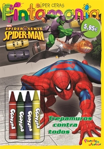 Books Frontpage Spiderman. Pintamanía Súper Ceras