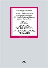 Books Frontpage Manual de Derecho Internacional privado