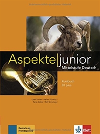 Books Frontpage Aspekte junior b1+, libro del alumno con video y audio online