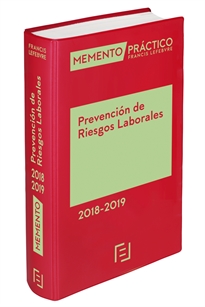 Books Frontpage Memento Prevención Riesgos Laborales 2018-2019