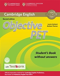 Books Frontpage Objective PET Student's Book without Answers with CD-ROM with Testbank 2nd Edition