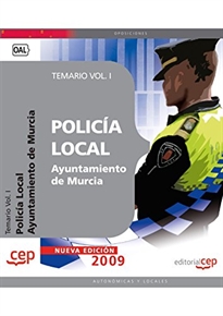 Books Frontpage Policía Local del Ayuntamiento de Murcia. Temario Vol. I.