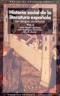 Books Frontpage Historia social de la literatura española (2 volúmenes)