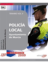 Books Frontpage Policía Local del Ayuntamiento de Murcia. Temario Vol. II.