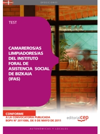 Books Frontpage Camareros/as Limpiadores/as del Instituto Foral de Asistencia  Social de Bizkaia. Test