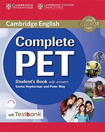 Books Frontpage Complete PET Student's Book with Answers with CD-ROM and Testbank