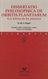 Front pageDissertatio philosophica de orbitis planetarum (Las órbitas de los planetas)