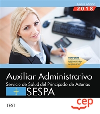 Books Frontpage Auxiliar Administrativo del Servicio de Salud del Principado de Asturias (SESPA). Test