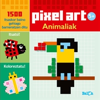 Books Frontpage Animaliak - Pixel art/eranskailuekin