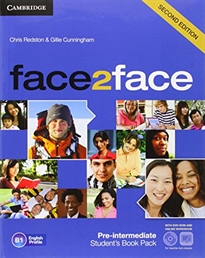 Books Frontpage Face2face for Spanish Speakers Pre-intermediate Student's Pack(Student's Book with DVD-ROM